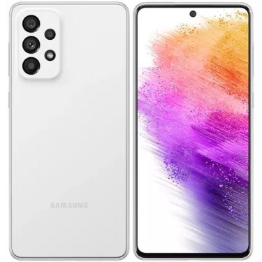 Samsung Galaxy A73 5G 128 ГБ белый фото