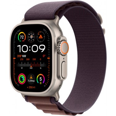 Apple Watch Ultra 2 GPS + Cellular, 49 мм, корпус из титана, ремешок Alpine цвета индиго, размер S