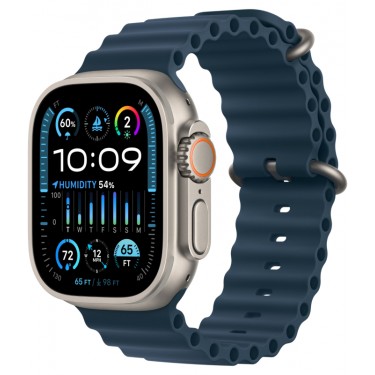 Apple Watch Ultra 2 GPS + Cellular, 49 мм, корпус из титана, ремешок Ocean синего цвета