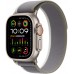 Apple Watch Ultra 2 GPS + Cellular, 49 мм, корпус из титана, ремешок Trail зеленого/серого цвета, размер M/L