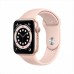 Смарт-часы Apple Watch Series 6, 44 мм, корпус из алюминия золотого цвета, спортивный ремешок