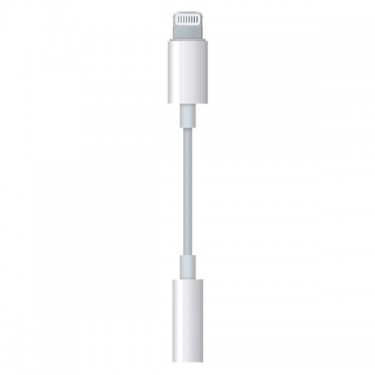 Переходник для iPod, iPhone, iPad Apple Lightning to 3.5mm Headphone Adapter (MMX62ZM/A) фото