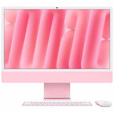 Apple iMac 24" Retina 4,5K, M4 (8C CPU, 8C GPU, 2024), 16 ГБ, 512 ГБ SSD, Розовый