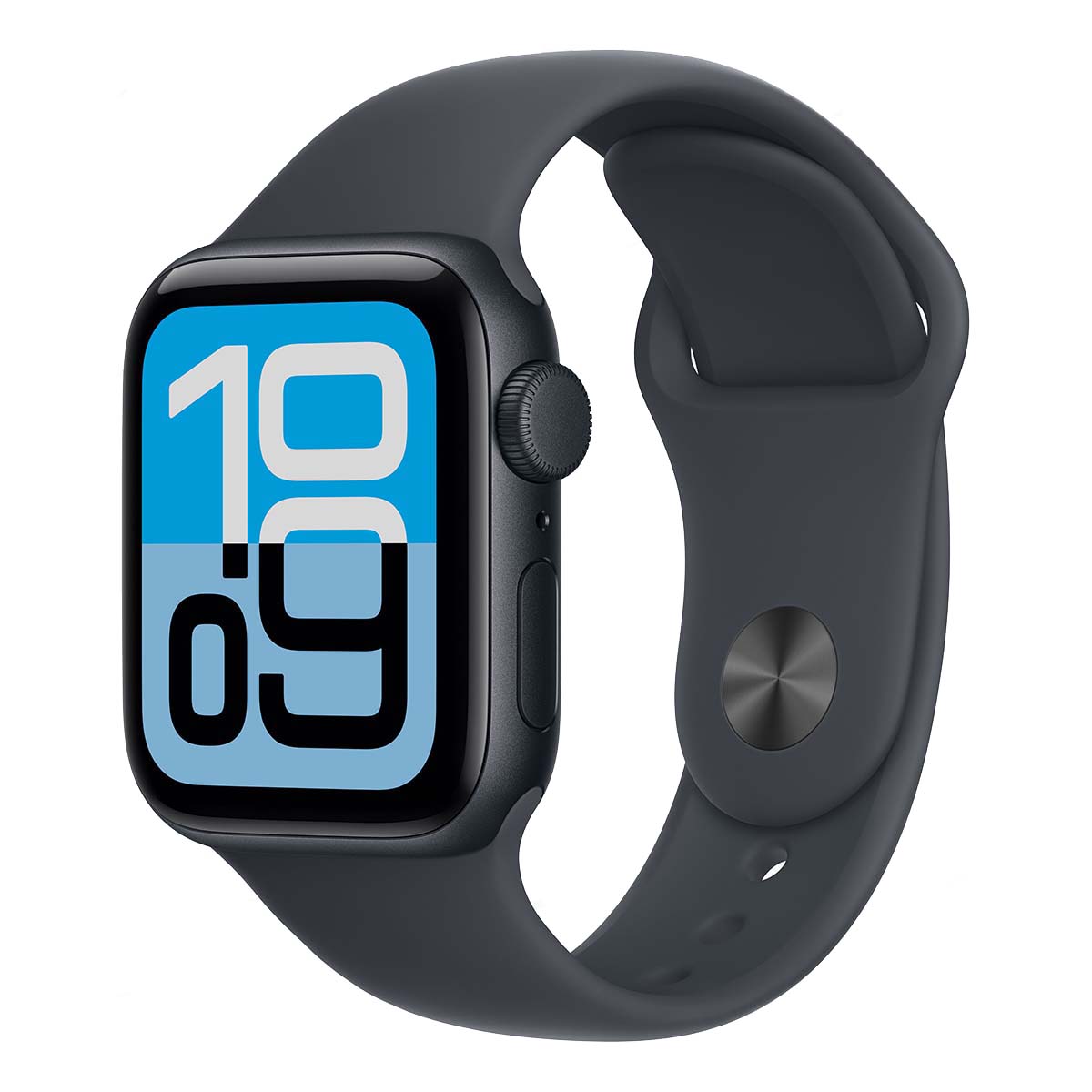 Apple Watch SE 3 (2025), 44 мм корпус из алюминия цвета «Midnight», ремешок Sport Band цвета «Midnight»