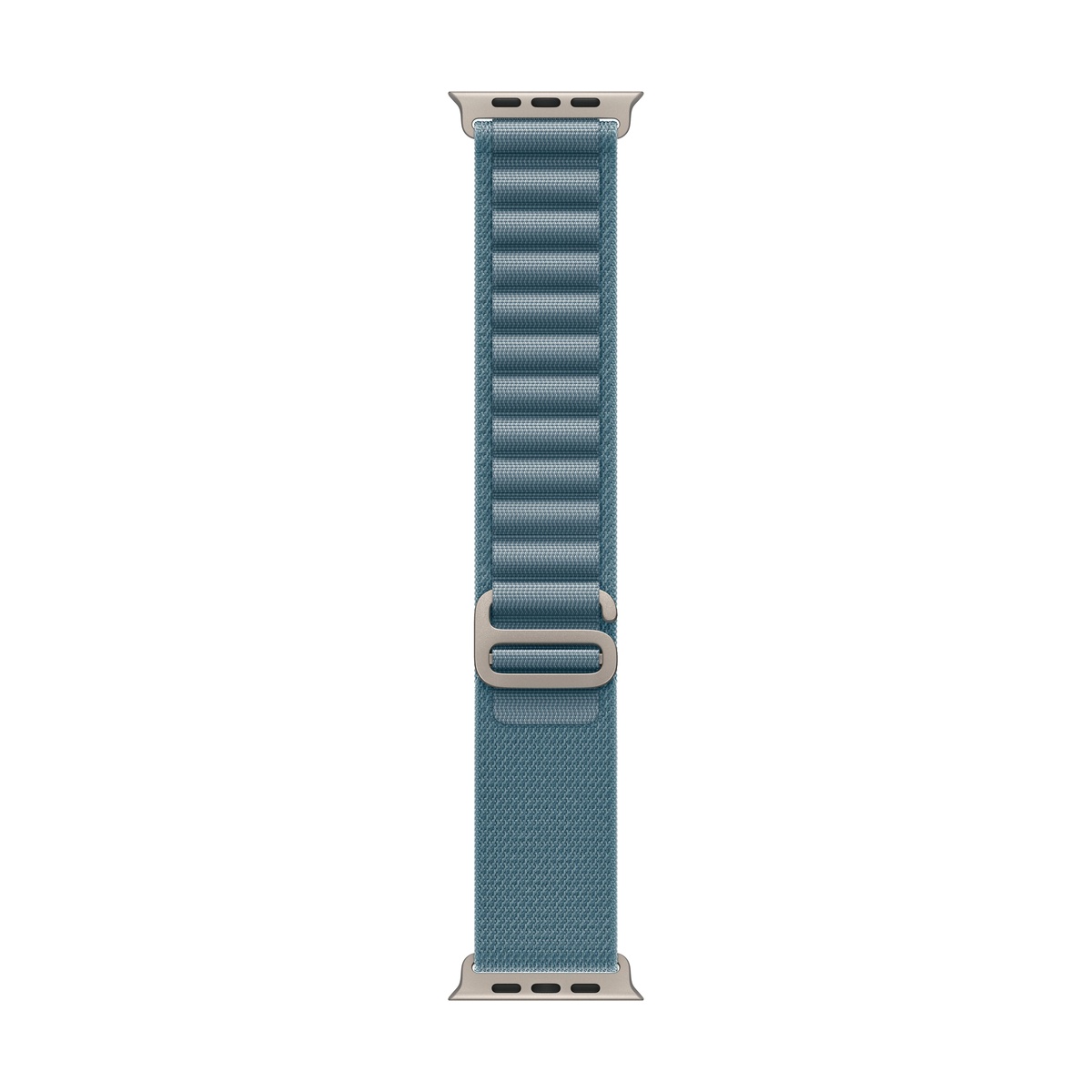 Apple Watch Ultra 3 (2025), 49 мм корпус из титана цвета «Natural», ремешок Alpine Loop размера M цвета «Light Blue»