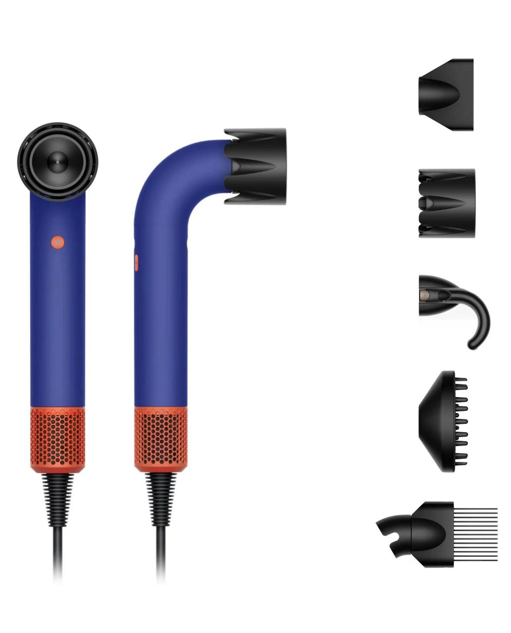 Фен Dyson Supersonic R Pro HD18 Vinca Blue/Topaz Orange, синий/оранжевый